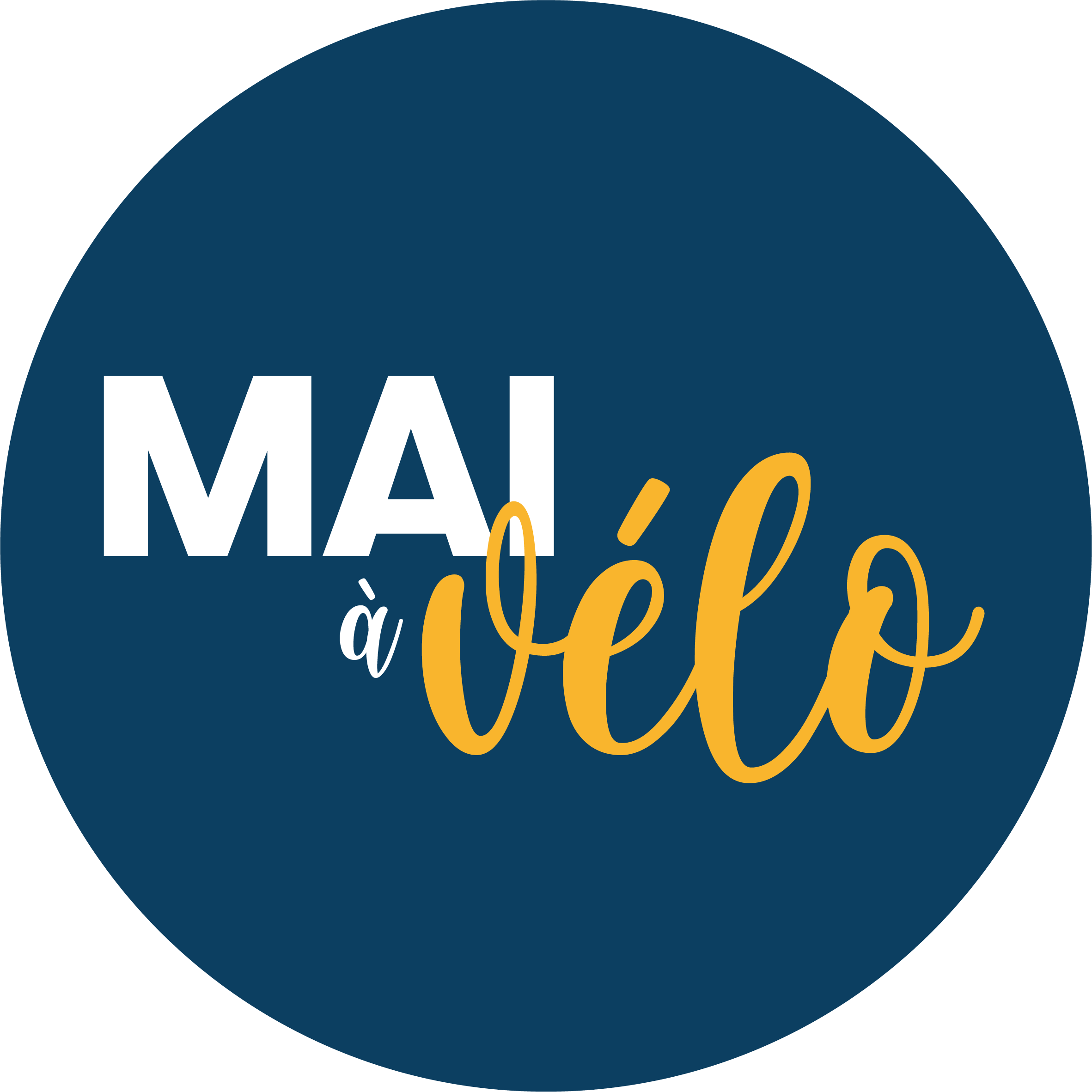 Logo mai à vélo